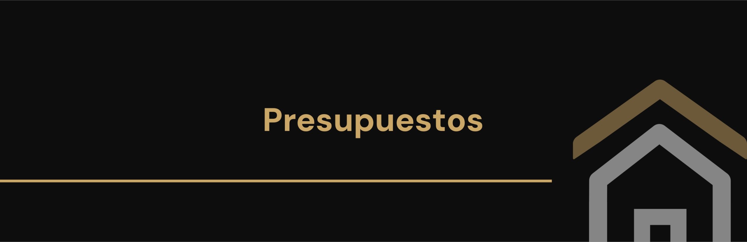 Cabecera presupuestos